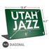 NBA Utah Jazz Standard - Yellow Universal Laptop 16.6in (13.4 x 9.7in) Skin